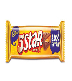 Cadbury 5 Star Chocolate Bar, 19.5 gm (Pack of 40) (Free Shipping worldwide)