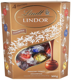 Lindt LINDOR Assorted Chocolate Truffles, 17.64 oz / 500 g (Free Shipping Worldwide)