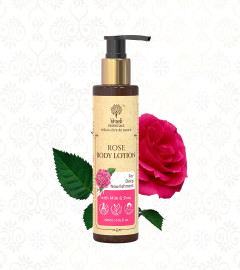 Khadi Essentials Rose Body Lotion with Milk & Shea Butter 200 ml (Fs)