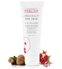 Prolixr's Jeju Volcanic Scrub, Exfoliate Scrub For Face, For Skin, 100 gm | pack of 2