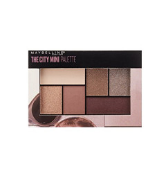 Maybelline New York Mini Eyeshadow Palette, 6 Highly Blendable Shades 6.4g (Fs)