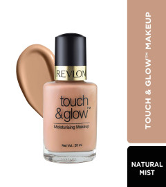 Revlon Touch and Glow Liquid Make Up Natural Mist 20 ml (Pack of 2) Fs