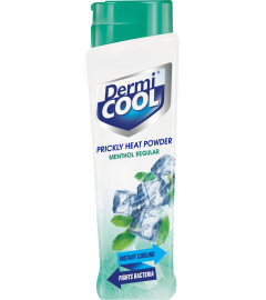 Dermicool Menthol Regular Prickly Heat Powder 400gm (Free shipping worldwide)