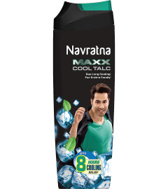 Navratna Maxx Cool Talc |Ice Cooling Effect |For Last Lasting Freshness and Fragrance instant, 400gm