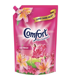 Comfort After Wash Fabric Conditioner refill pouch, super saver pack Lily fresh variant  2 L