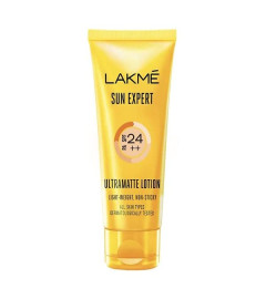 LAKMÉ Sun Expert SPF 24 PA++ Ultra Matte Lotion Sunscreen, Blocks Upto 97% Harmful Sunrays, 120ml