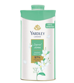 Yardley London Imperial Jasmine Perfumed Talc for Women, 250g powder (Free Shipping Worldwide)