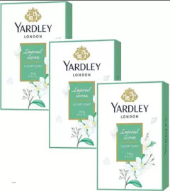 Yardley London Imperial Jasmine Luxury Soap - (300 g) (Free Shipping Worldwide)