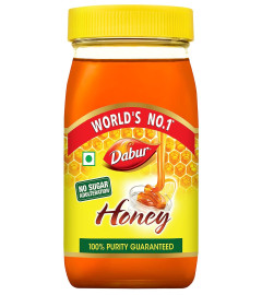Dabur Honey : 100% Pure World’s No.1 Honey Brand with No Sugar Adulteration , 500g  Free shipping