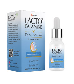Lacto Calamine 2% Hyaluronic acid with Penta-Ceramide complex |Daily Face Serum, 30 ml x Pack 2
