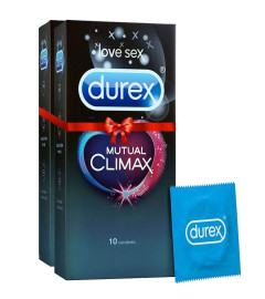 Durex Mutual Climax Condoms for Men & Women  - 10 Count (Pack of 2) Fs