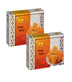 Haldiram's Nagpur Mango Burfee (Pack of 2) (Free Shipping Worldwide)