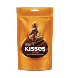 Hershey's Kisses Almond Pouch, 100.8 gm (Free Shipping Worldwide)