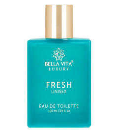 Bella Vita Luxury FRESH Eau De Toilette Unisex Perfume for Men & Women with Bergamot,100 Ml