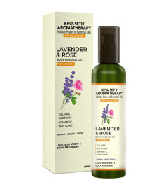Keya Seth Aromatherapy Lavender & Rose Body Oil for Women 200 ml (Fs)