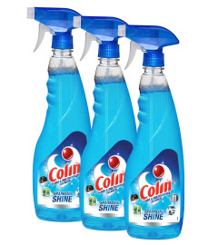 Colin Glass and Surface Cleaner Liquid Spray - 500 ml x 3 Free shipping worldwide