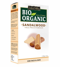 INDUS VALLEY Bio Organic Sandalwood Face Pack Powder 200 gm