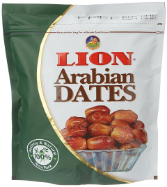 Lion Dates Arabian Seeded, 500g  Free shipping worldwide