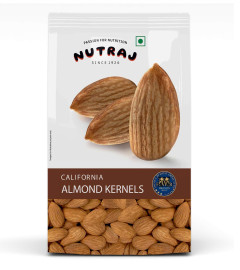 Nutraj 100% Natural Premium Raw California Almonds 1Kg Pack Dried Nutritious & Delicious
