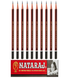 Natraj Pencil HB (Pack of 10)- 100 Pieces