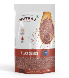 Nutraj Flax Seeds Highly Nutritious Snack 200 gm (pack of 2)