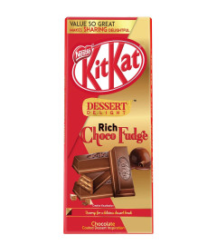 Nestle KitKat DESSERT DELIGHT Rich Choco Fudge Wafer Bar, 150 g  Free shipping worldwide
