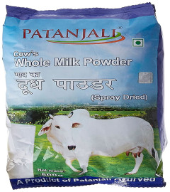 Patanjali Cow Whole Milk Powder, 500gm Free shipping worldwide