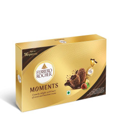 Ferrero Rocher Moments, 16 pralines Pcs 92.8gm X 2 PACK Free shipping worldwide