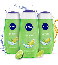 Nivea Lemon and Oil Shower Gel 250 ml (Pack of 3)