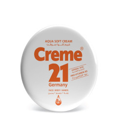 Shop Creme 21 Aqua-Soft Light Cream-All Season with Vit E & B5 Enriched For Unisex, 250 Ml