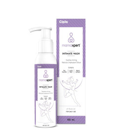 Cipla Mamaxpert Intimate Wash for Women, Enriched with Tea Tree Oil & Neem Extract,-100ML Free ship