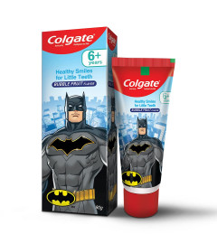 Colgate Batman Anticavity Toothpaste For Kids - 80g X 2  (Bubble Fruit Flavour) Free shipping world