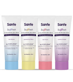 Sanfe sopHresh pH Balancing Deo Creams for Women 20 ml x 4