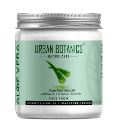 UrbanBotanics Pure Aloe Vera Skin/Hair Gel With Vitamin E & Natural Emollients 200 gm
