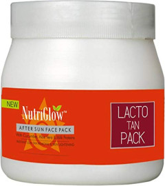 Nutriglow Women Skin Care Treatment Lacto Tan Face Pack For Instant Glowing Face 500 gm