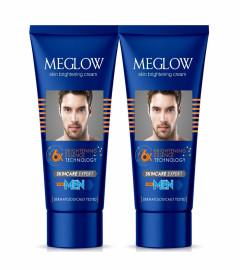 Meglow Face Cream for Men 50 gm (Pack of 2) Fs