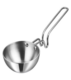 Vinod Platinum Triply Stainless Steel Tadka Pan – Spice Seasoning Jumbo - 400 ML