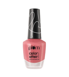 Plum Color Affair Nail Polish Pink Guava 11 ml (Pack Of 4) Fs