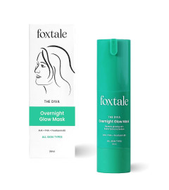 Foxtale The Diva Over Night Glow Mask Men & Women - 30 ml (Pack Of 2) Fs