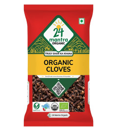 24 Mantra Organic Cloves/Laung/Lavangalu - 50gms | 100% Organic | Chemical Free & Pesticides Free