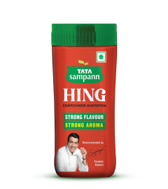 Tata Sampann Hing (Bandhani Hing), Recommended by Chef Sanjeev Kapoor, Compounded Asafoetida, 100g