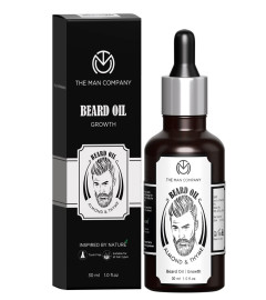 The Man Company Beard Oil for Growing Beard Faster with Almond & Thyme 30 ml (Pack of 2) Fs