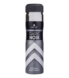 OSCAR CLASSIC NOIR Long Lasting, Premium and Skin Friendly Deodorant Body Spray For Unisex, 200 ML
