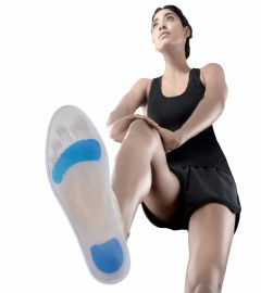 Vissco Silicone Insoles, Provides Foot Support for relieving Foot - Large