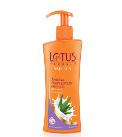Lotus Herbals Safe Sun Anti Tan Body Lotion 250 ml (free shipping)