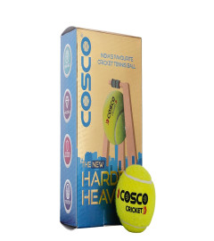 Cosco Light Cricket Tennis Ball - Green (Pack of 6) free shipping