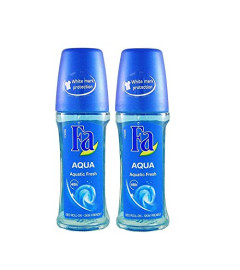Favon® Fa Aqua Aqua Aquatic Fresh 48h Deodorant Roll On Each 50 mL (Pack of 2) Free shipping world