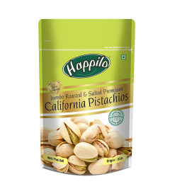 Happilo Premium California Roasted & Salted Pistachios 200 g | Pista Dry Fruit | Tasty & Healthy | High in Protein & Dietary Fiber | Gluten Free & Low Calorie Nuts  . (Free Shipping)