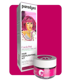 Paradyes Carola Pink Semi Permanent Hair Color Highlighting Kit, 75 g