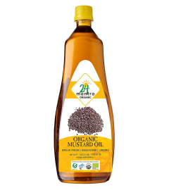 24 Mantra Organic Unrefined Mustard Oil 1 Litre (Fs)